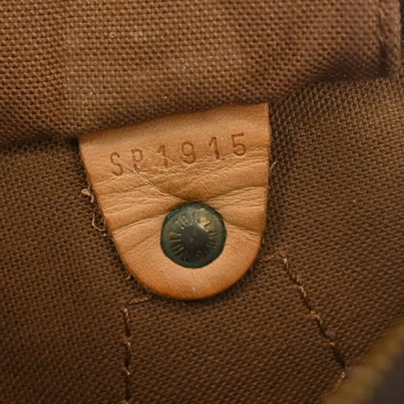 LOUIS VUITTON Speedy 30 Travel Hand Bag Monogram Leather Brown - Picture 11 of 16